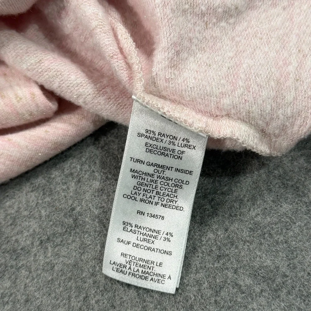 Vineyard Vines Girls Pink Full Zip-Up Hoodie Sweatshirt Youth Size Small 7-8